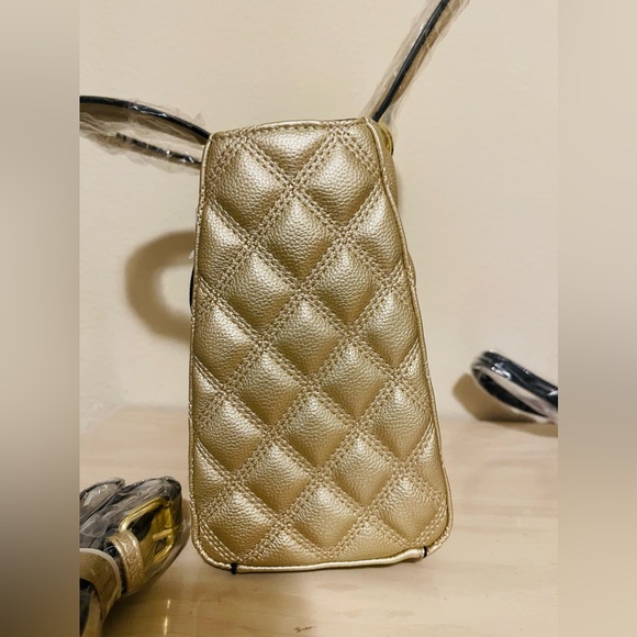 Gold purse stunning gift VEGAN LEATHER New holiday gifts birthday gift - Picture 9 of 11